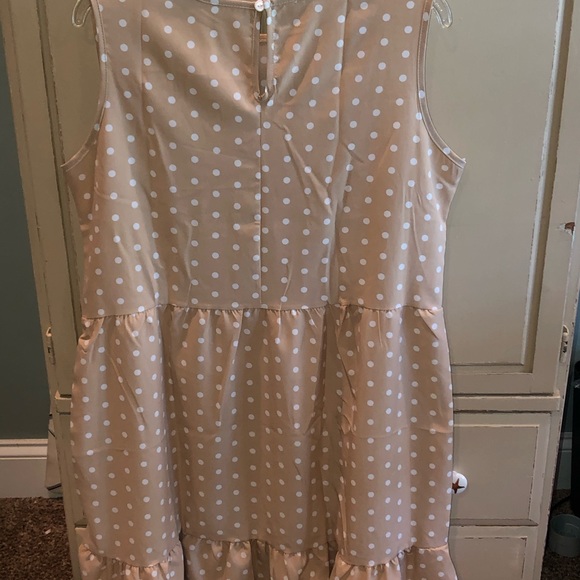 Silky cotton knee length dress - Picture 2 of 2